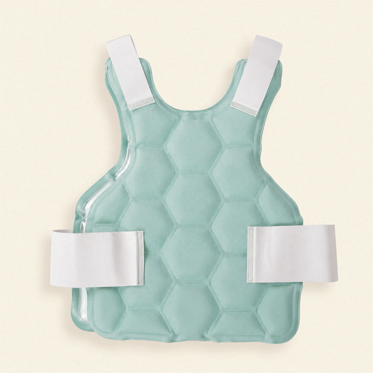 Lightweight cooling vest with CoolNow™ 80° technology providing on-demand front and back cooling without batteries or ice packs