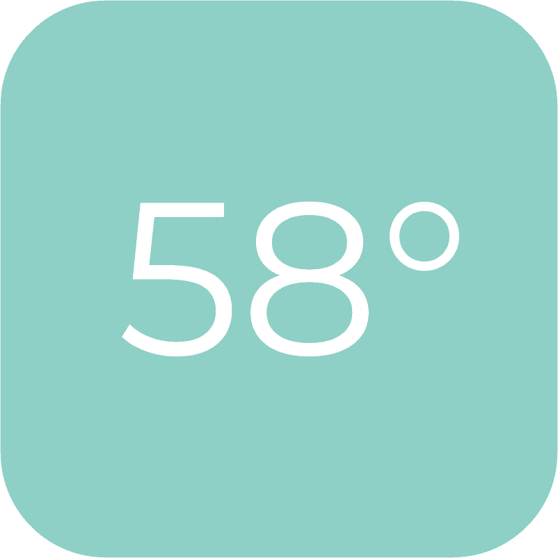 58 Degree temperature Icon
