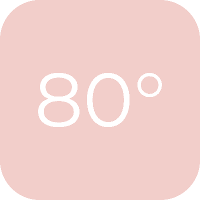 80 Degree Temp Icon